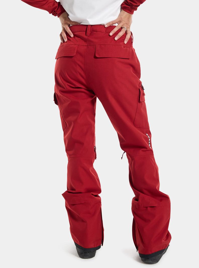 Pantalon Snowboard Burton Gloria Stretch 2L Femme Rouge | 756892-LCF