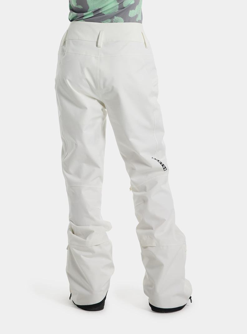 Pantalon Snowboard Burton Marcy High Rise Stretch Femme Blanche | 317482-USZ