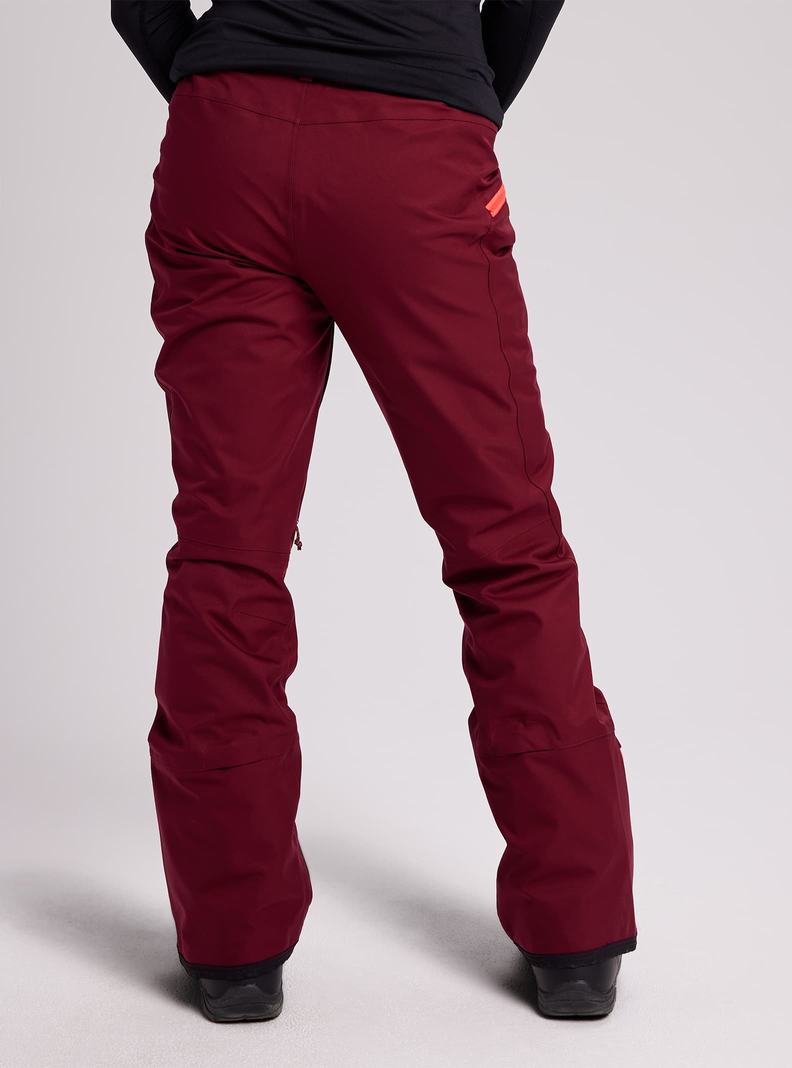 Pantalon Snowboard Burton Marcy High Rise Stretch Femme Bordeaux | 327906-DEK