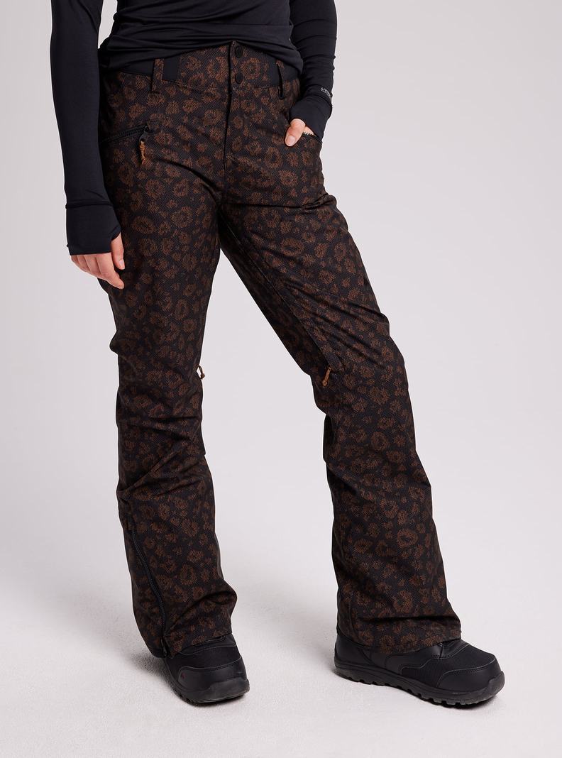 Pantalon Snowboard Burton Marcy High Rise Stretch Femme Noir | 680591-ZWU