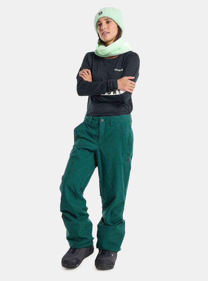 Pantalon Snowboard Burton Melter Plus 2L Femme Marron | 579230-ZAG