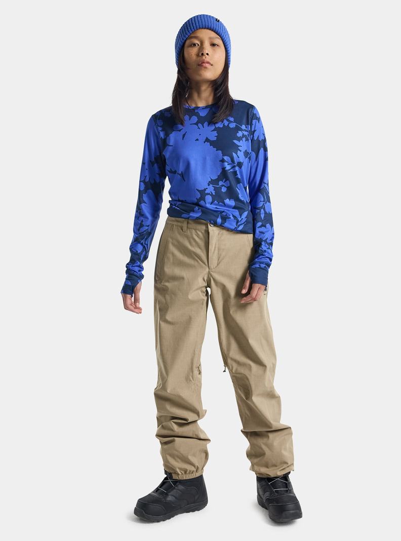 Pantalon Snowboard Burton Melter Plus 2L Femme Kaki | 695480-EMR