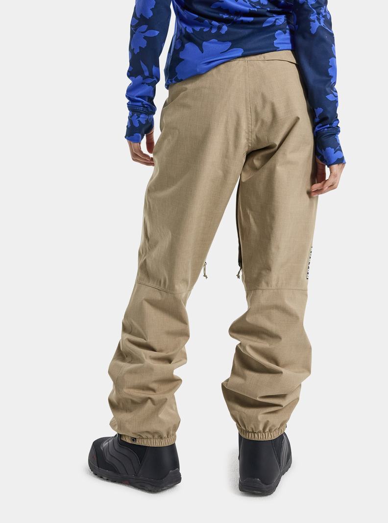 Pantalon Snowboard Burton Melter Plus 2L Femme Kaki | 695480-EMR