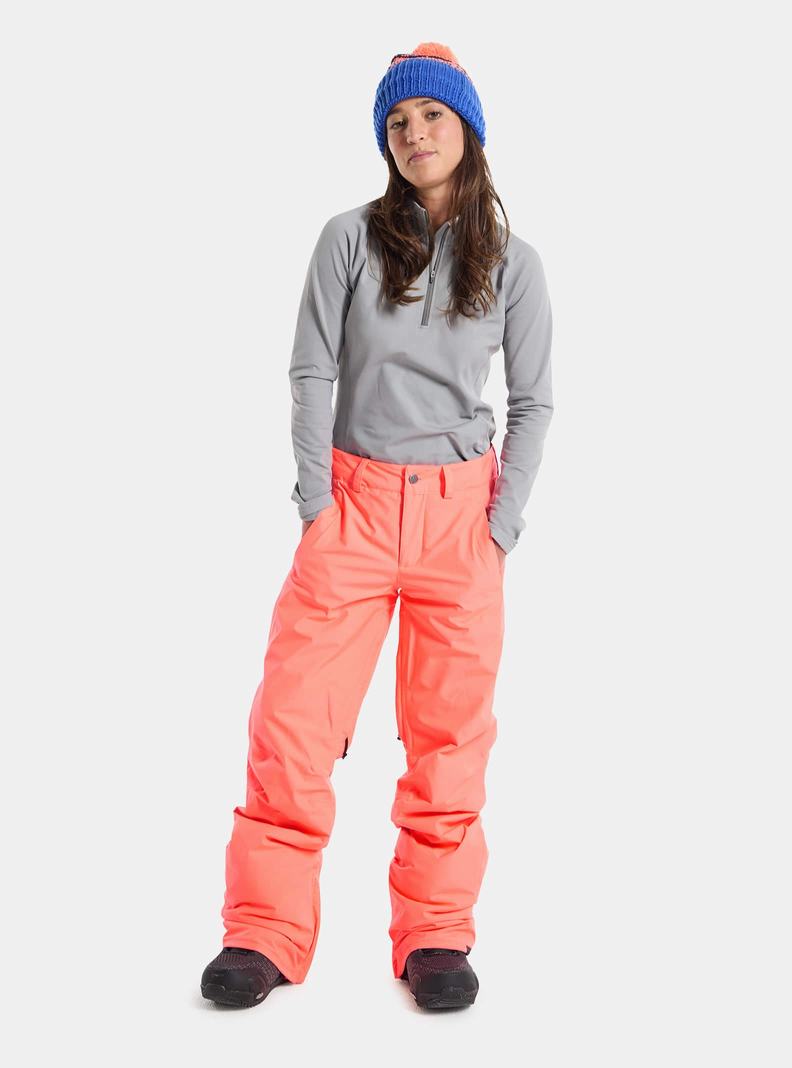 Pantalon Snowboard Burton Powline GORE-TEX 2L Insulated Femme Orange | 431298-XRE