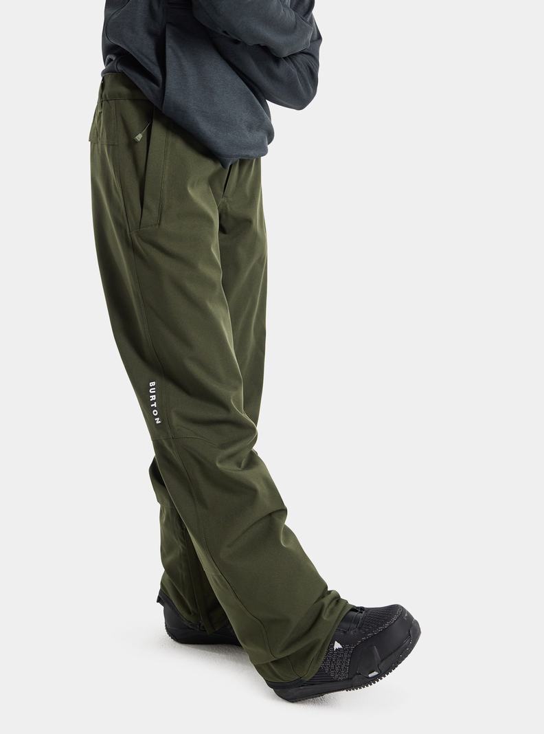 Pantalon Snowboard Burton Society 2L (Alti) Femme Vert Foncé | 803452-FMZ