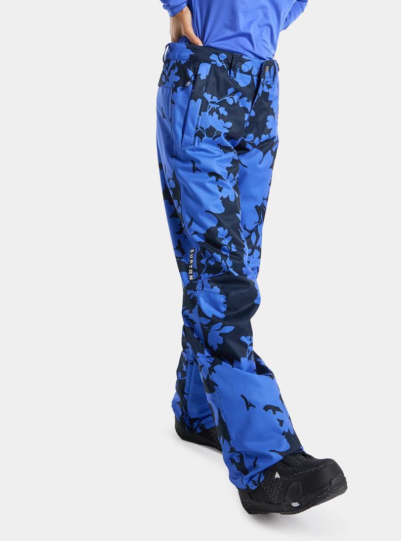 Pantalon Snowboard Burton Society 2L Femme Bleu | 041856-SBK