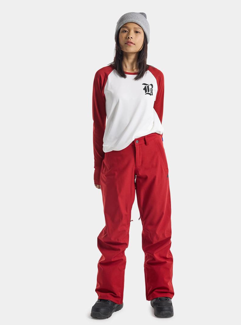 Pantalon Snowboard Burton Society 2L Femme Orange Rose | 801936-ZGQ