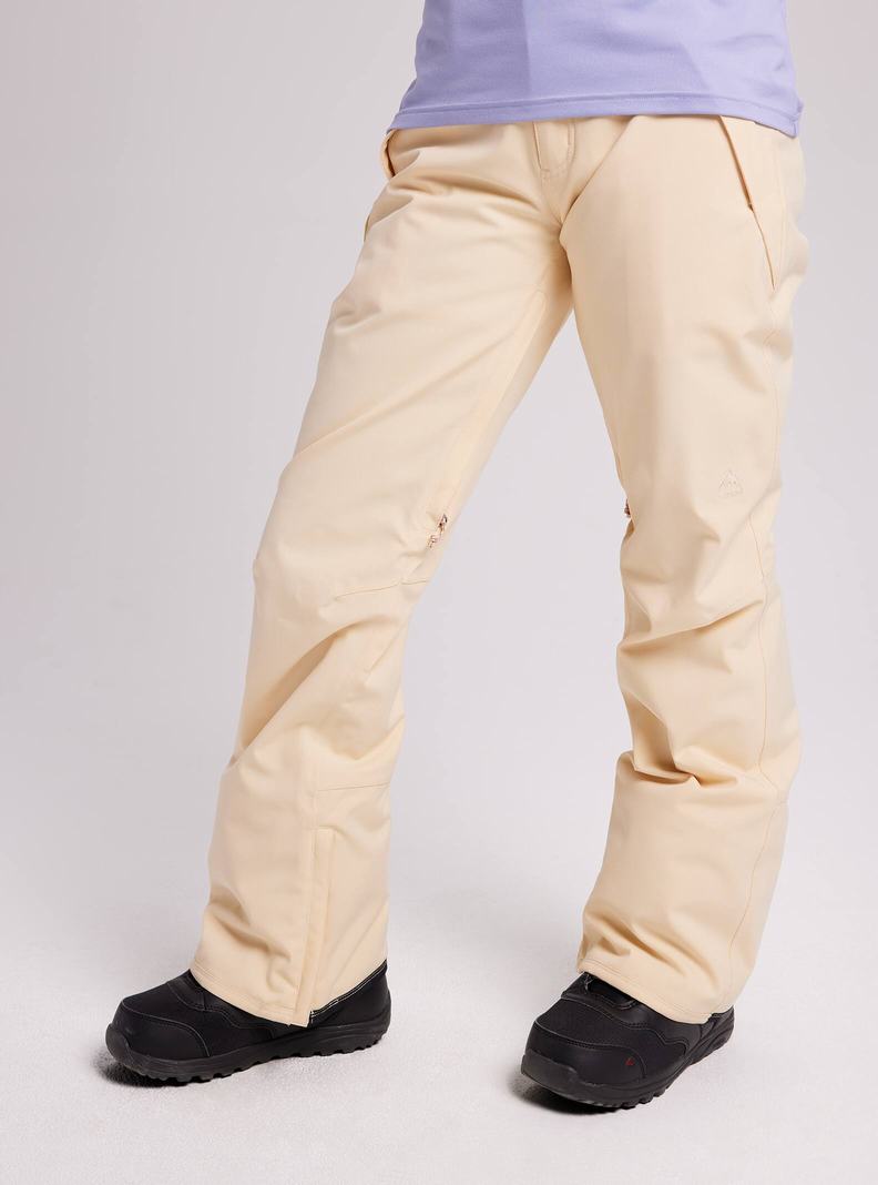 Pantalon Snowboard Burton Society - Alti Femme Beige | 056142-XDW