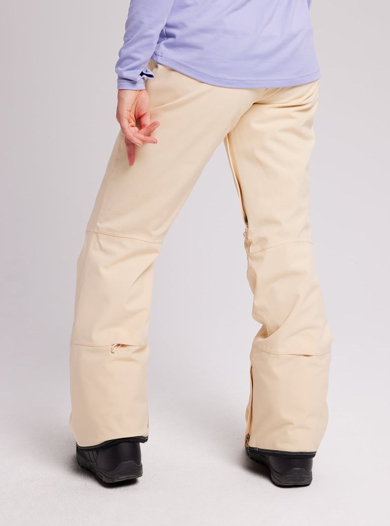 Pantalon Snowboard Burton Society - Alti Femme Beige | 056142-XDW