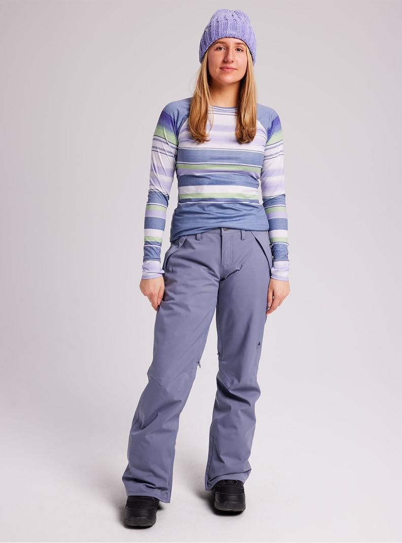 Pantalon Snowboard Burton Society Femme Grise | 597164-CMJ