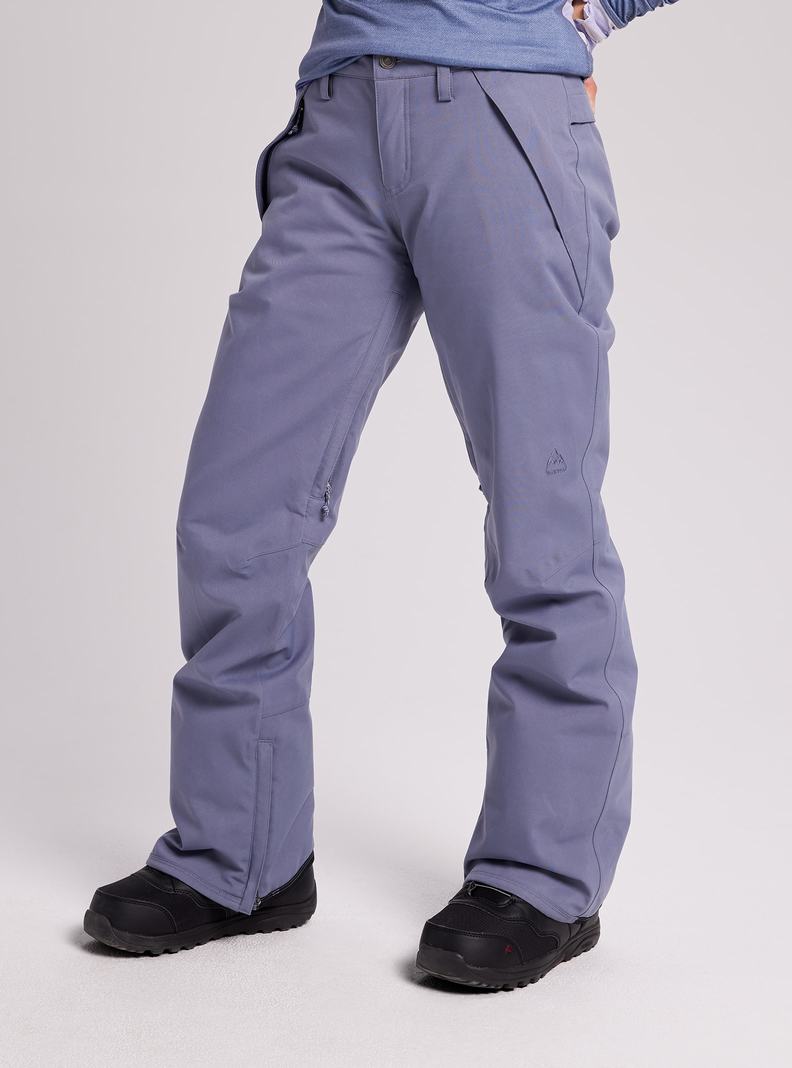Pantalon Snowboard Burton Society Femme Grise | 597164-CMJ