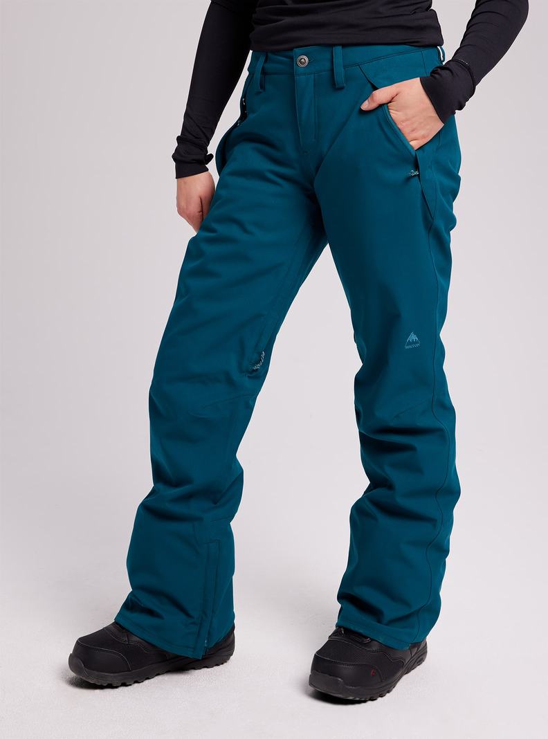 Pantalon Snowboard Burton Society Femme Bleu | 960754-BXC