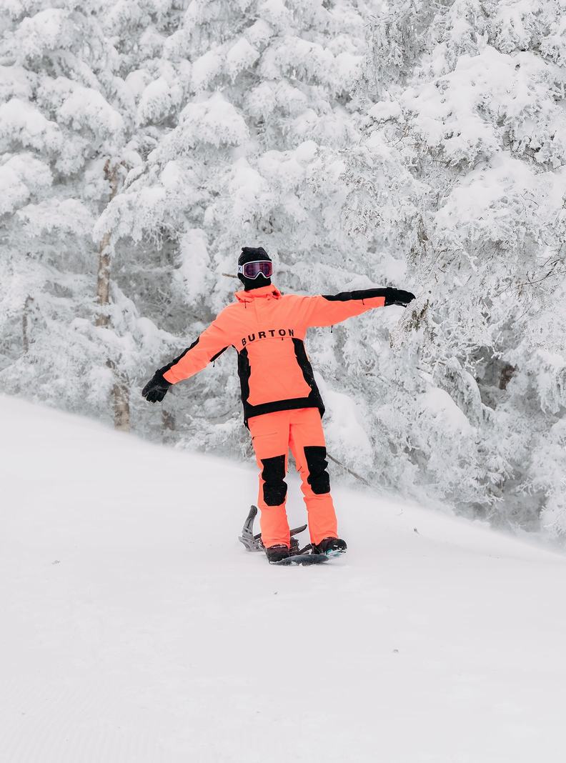 Pantalon Snowboard Burton Southside 2L (Slim Fit) Homme Orange Noir | 380971-GCE