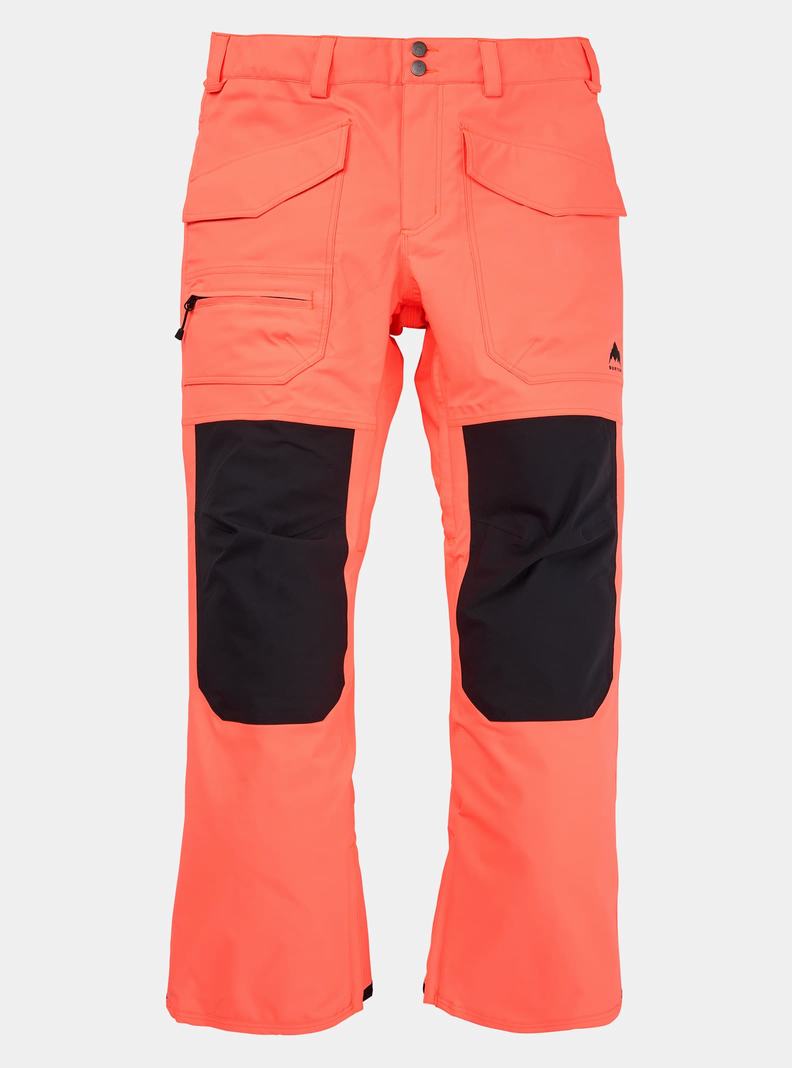 Pantalon Snowboard Burton Southside 2L (Slim Fit) Homme Orange Noir | 380971-GCE