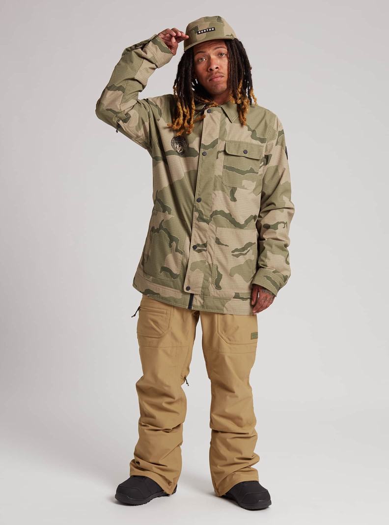 Pantalon Snowboard Burton Southside 2L (Slim Fit) Homme Kaki | 593408-AYG