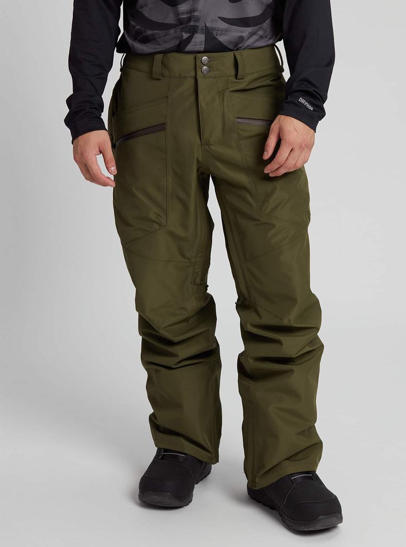 Pantalon Snowboard Burton Vent GORE-TEX 2L Homme Vert Foncé | 423751-UVJ