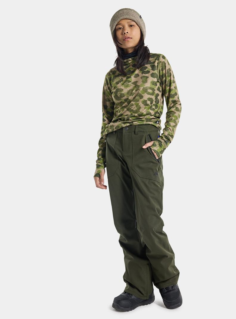 Pantalon Snowboard Burton Vida 2L Femme Vert Foncé | 036485-KRT