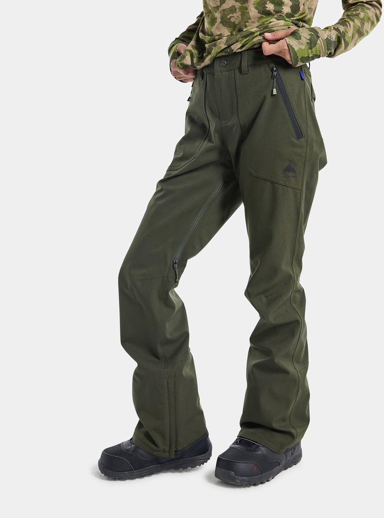Pantalon Snowboard Burton Vida 2L Femme Vert Foncé | 036485-KRT