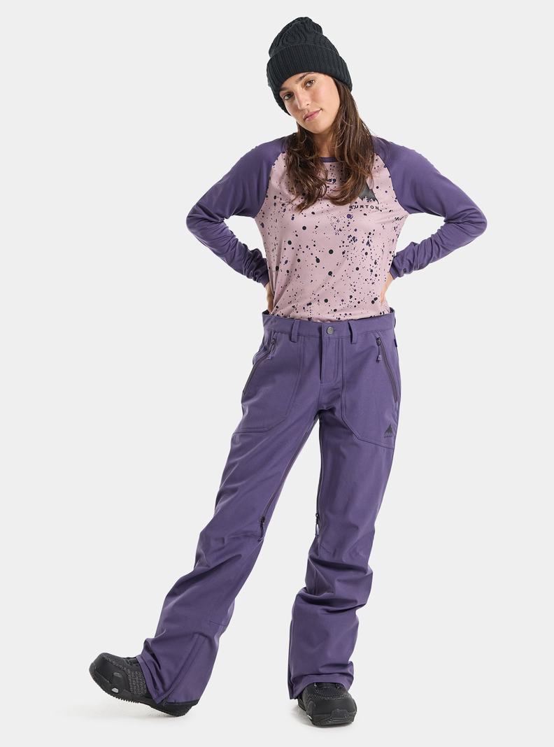 Pantalon Snowboard Burton Vida 2L Femme Violette | 485960-FOD
