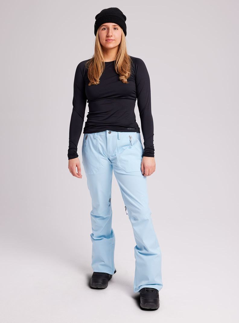 Pantalon Snowboard Burton Vida Femme Bleu | 465280-NDV