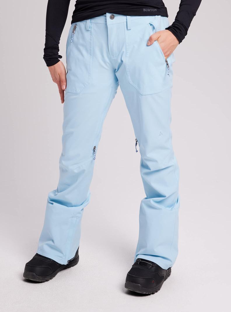 Pantalon Snowboard Burton Vida Femme Bleu | 465280-NDV