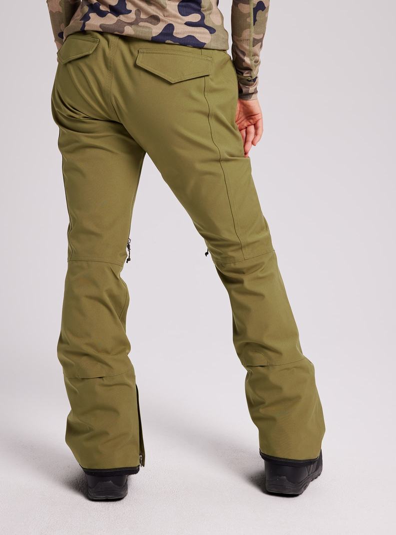 Pantalon Snowboard Burton Vida Femme Vert Olive | 163597-IKX