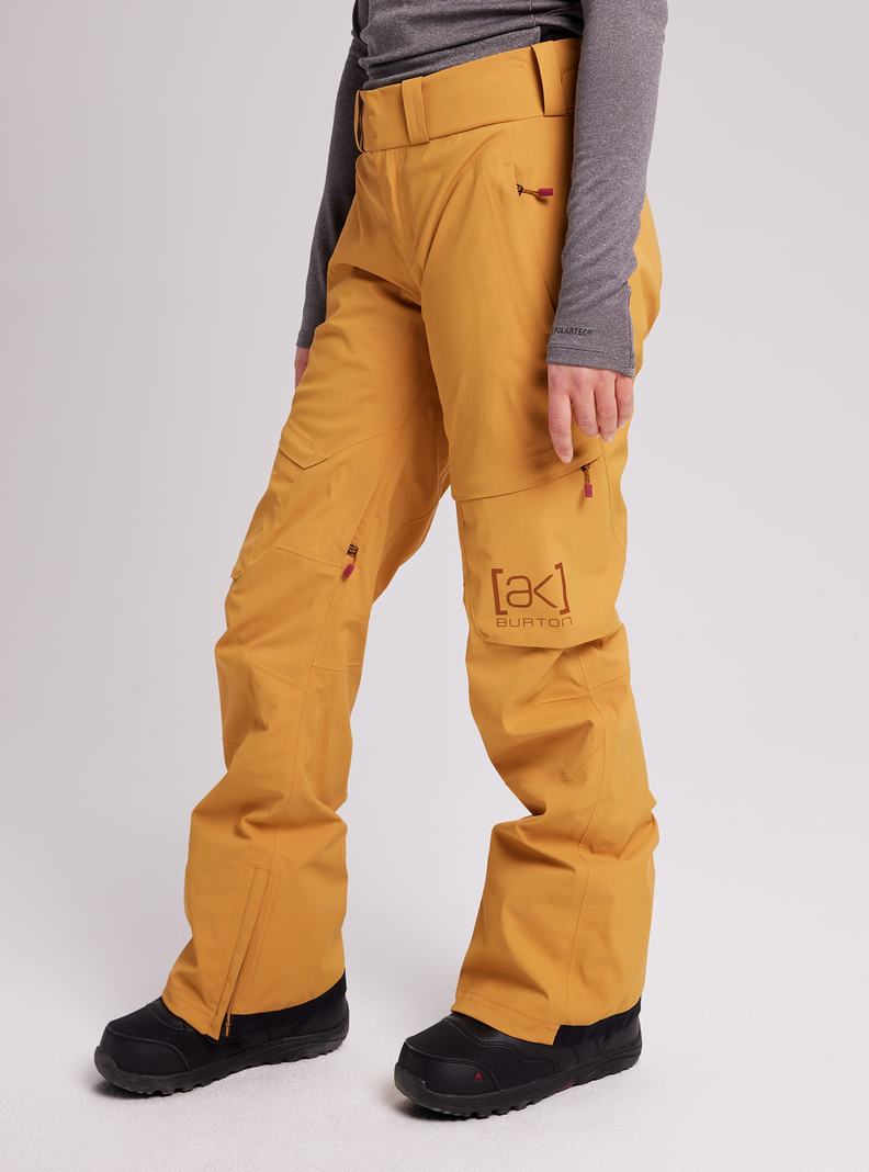 Pantalon Snowboard Burton [ak] GORE-TEX Summit Femme Jaune | 147806-RXP