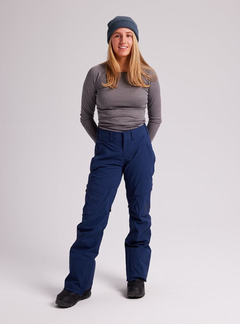 Pantalon Snowboard Burton [ak] GORE-TEX Summit - Alti Femme Bleu | 627893-ERO