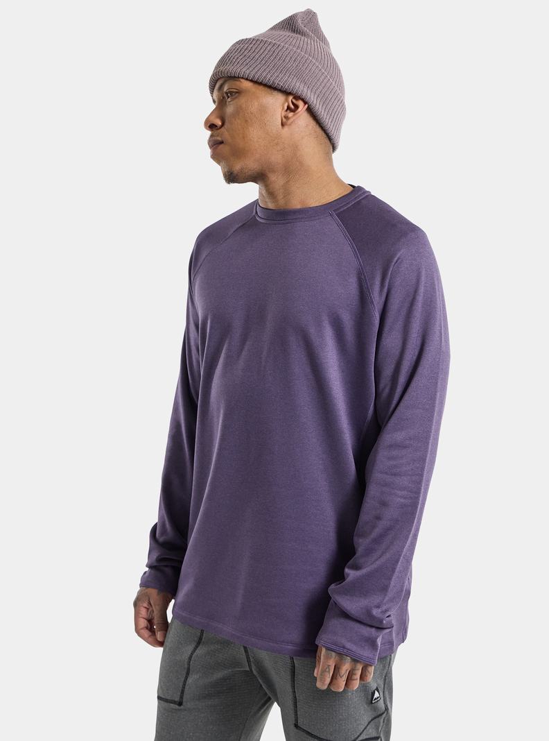 Polaire Burton Stockrun Crew Homme Violette | 678253-YAF