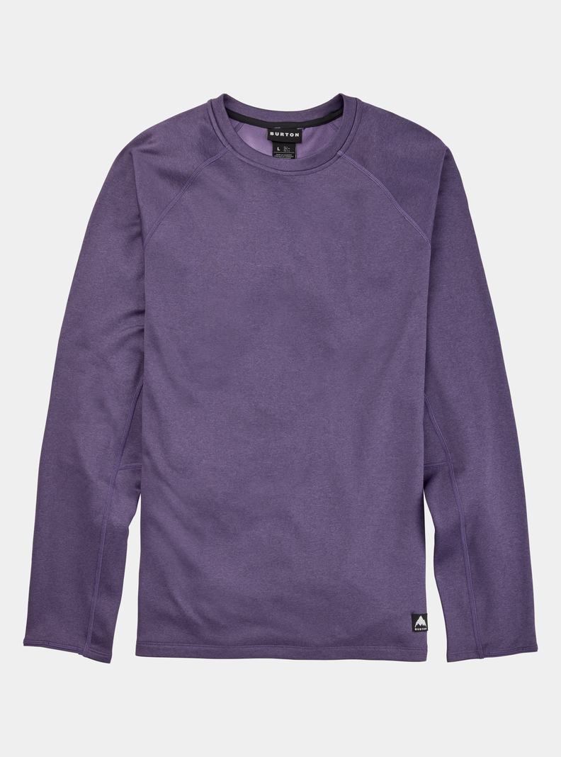Polaire Burton Stockrun Crew Homme Violette | 678253-YAF