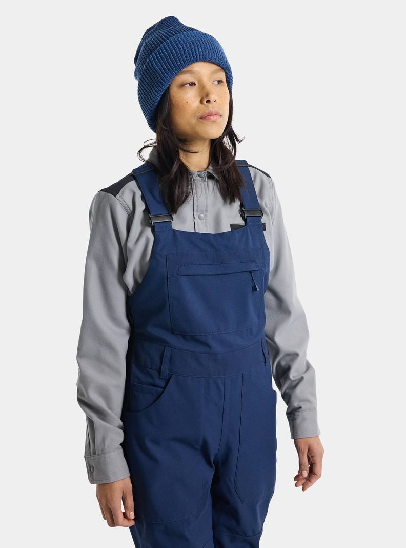 Salopette Burton Avalon 2L (Corta) Femme Bleu | 608527-SAW