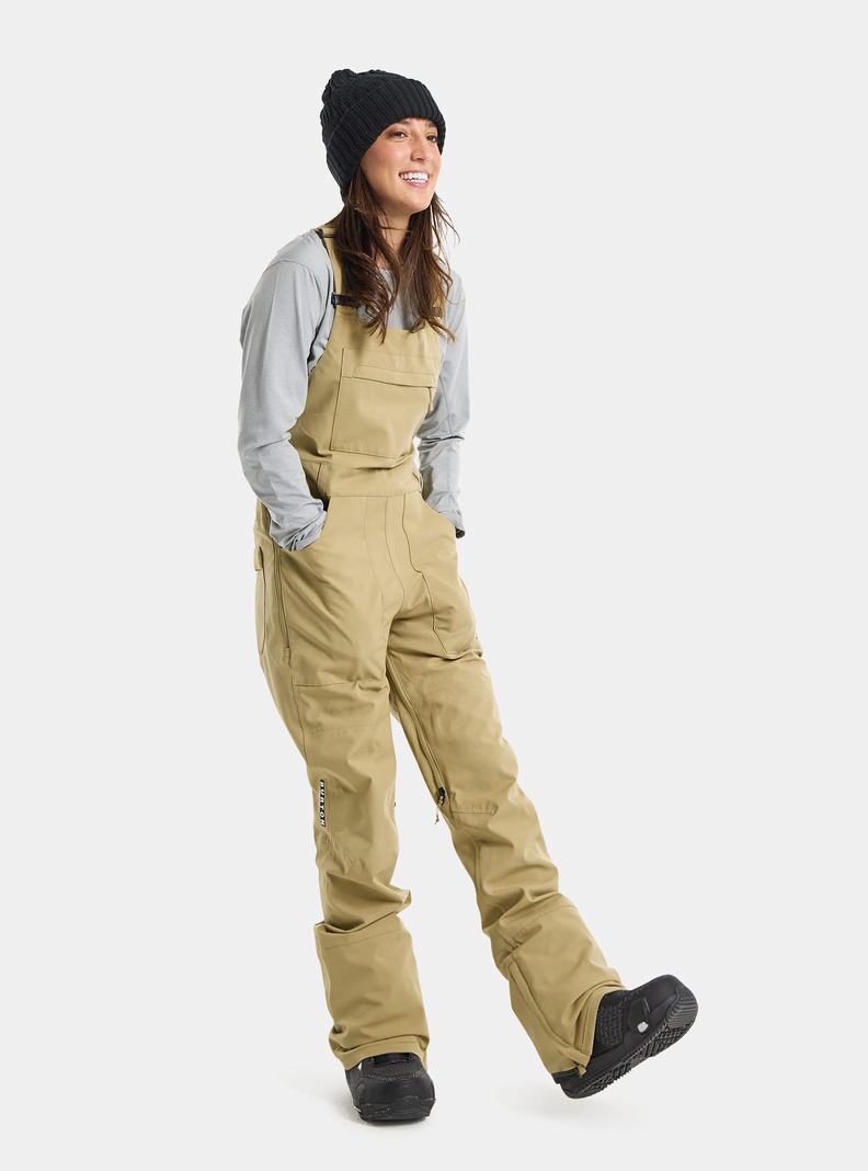 Salopette Burton Avalon 2L Femme Kaki | 859246-RAN