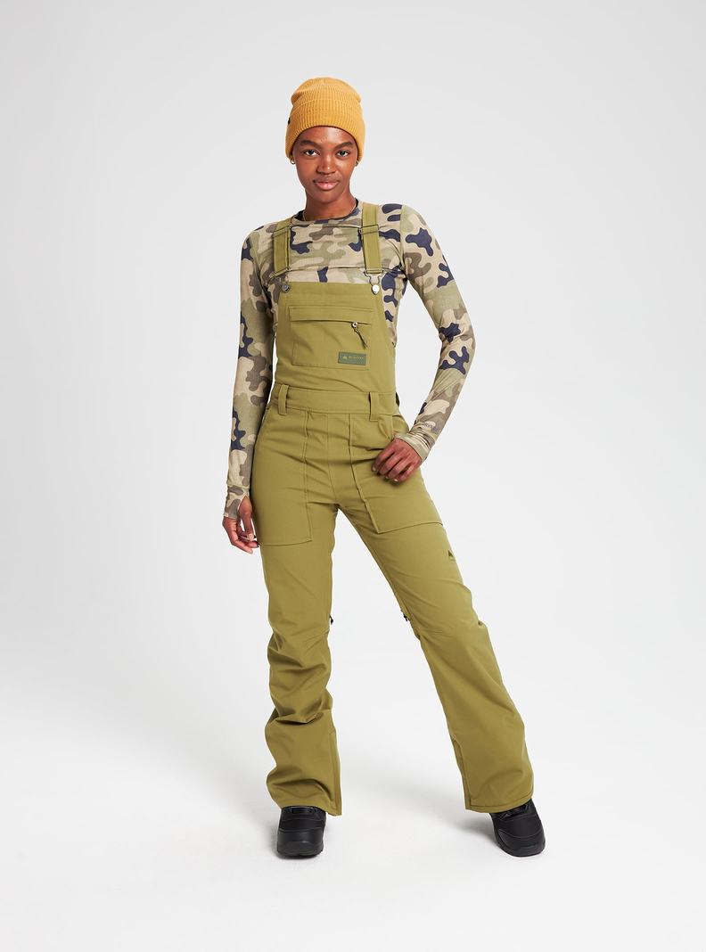Salopette Burton Avalon - Alti Femme Vert Olive | 673145-FKG
