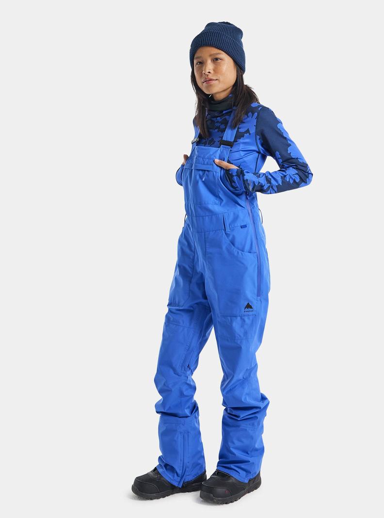 Salopette Burton Avalon GORE-TEX 2L Femme Bleu | 162437-CQA