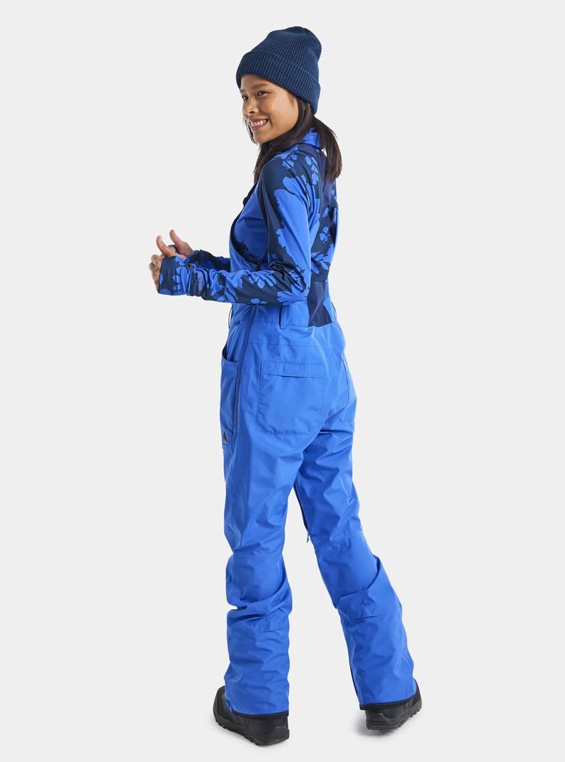 Salopette Burton Avalon GORE-TEX 2L Femme Bleu | 162437-CQA