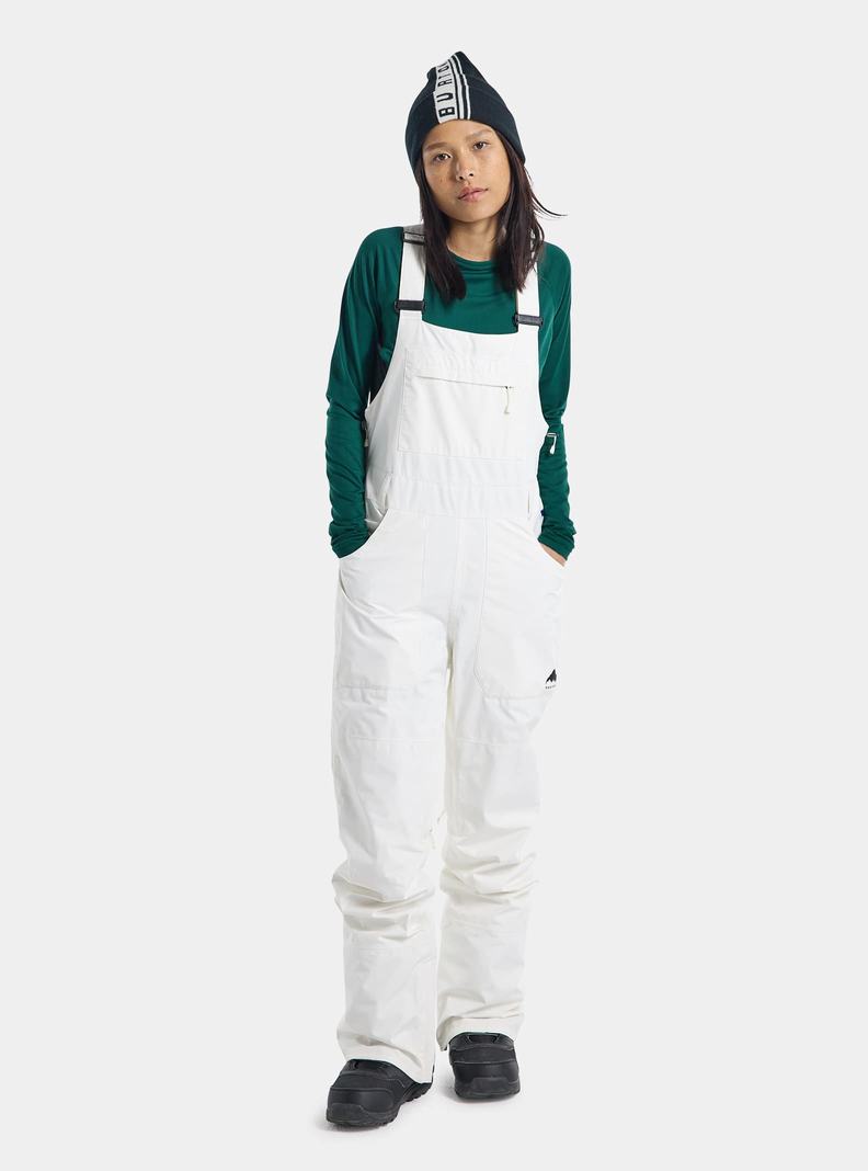 Salopette Burton Avalon GORE-TEX 2L Femme Blanche | 374625-JHW