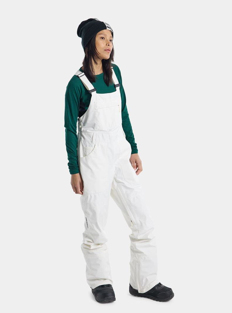 Salopette Burton Avalon GORE-TEX 2L Femme Blanche | 374625-JHW