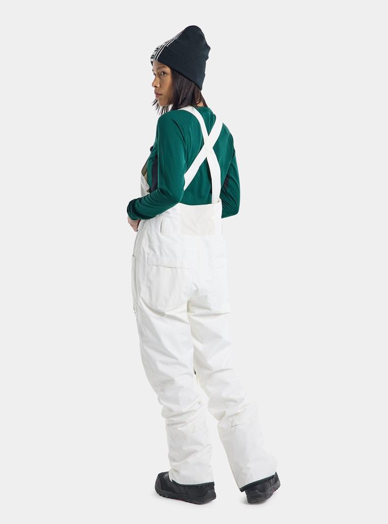 Salopette Burton Avalon GORE-TEX 2L Femme Blanche | 374625-JHW
