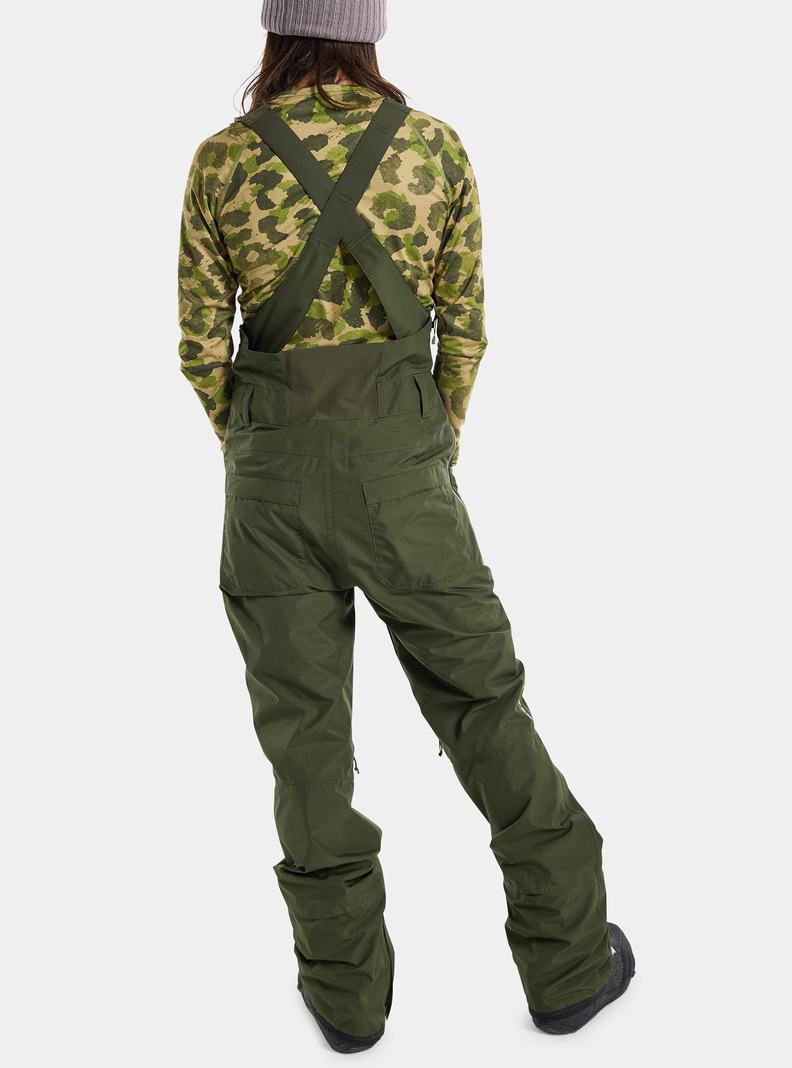 Salopette Burton Avalon GORE-TEX 2L Femme Vert Foncé | 413087-WKV