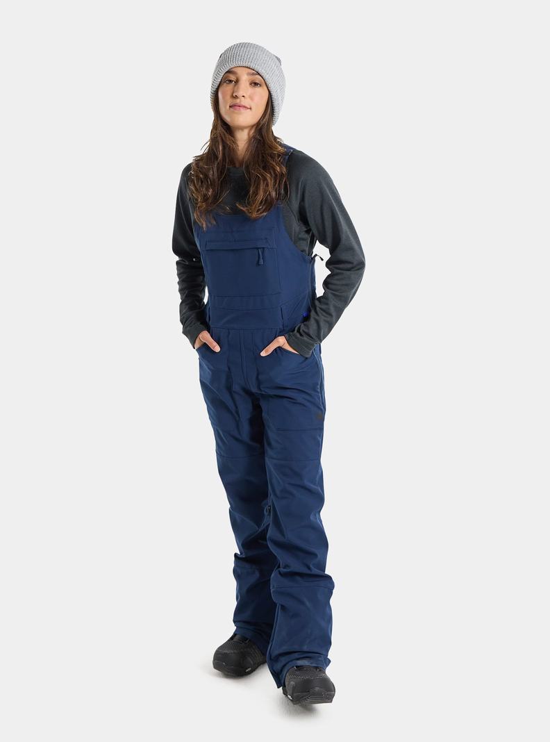 Salopette Burton Avalon Stretch 2L Softshell Femme Bleu | 178369-CDT