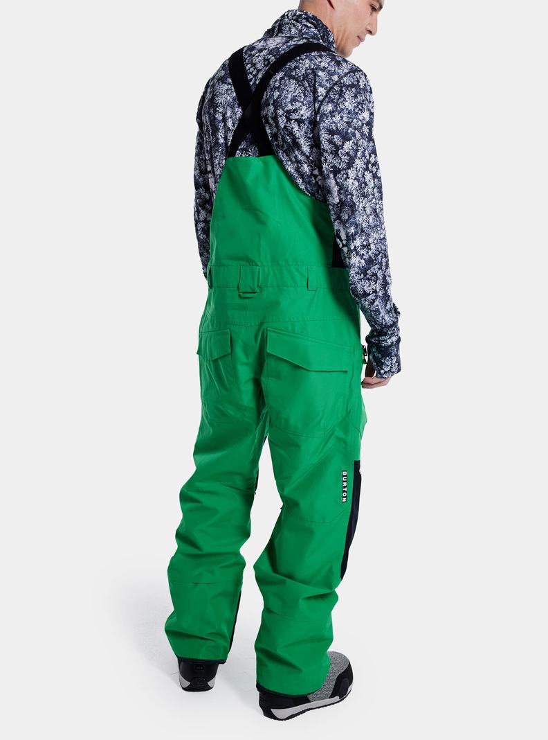 Salopette Burton Reserve GORE‑TEX 2L Homme Vert Noir | 094721-UVJ
