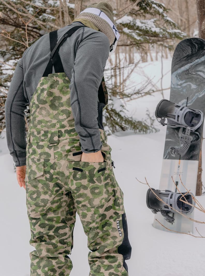 Salopette Burton Reserve GORE‑TEX 2L Homme Camouflage Noir | 408356-BCR