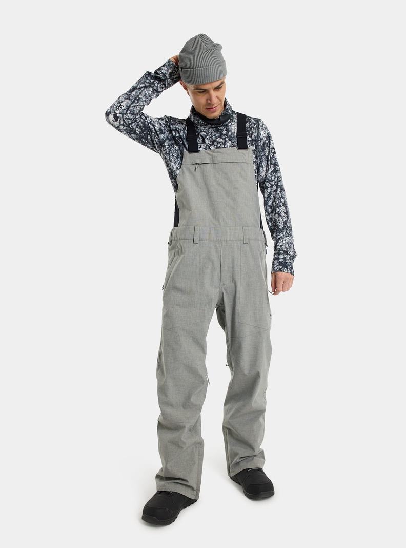 Salopette Burton Snowdial Homme Grise | 497832-BKW