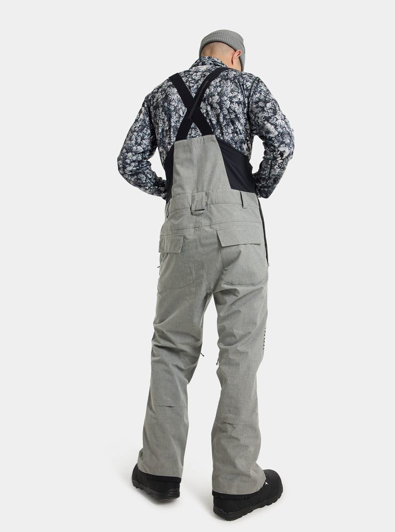 Salopette Burton Snowdial Homme Grise | 497832-BKW