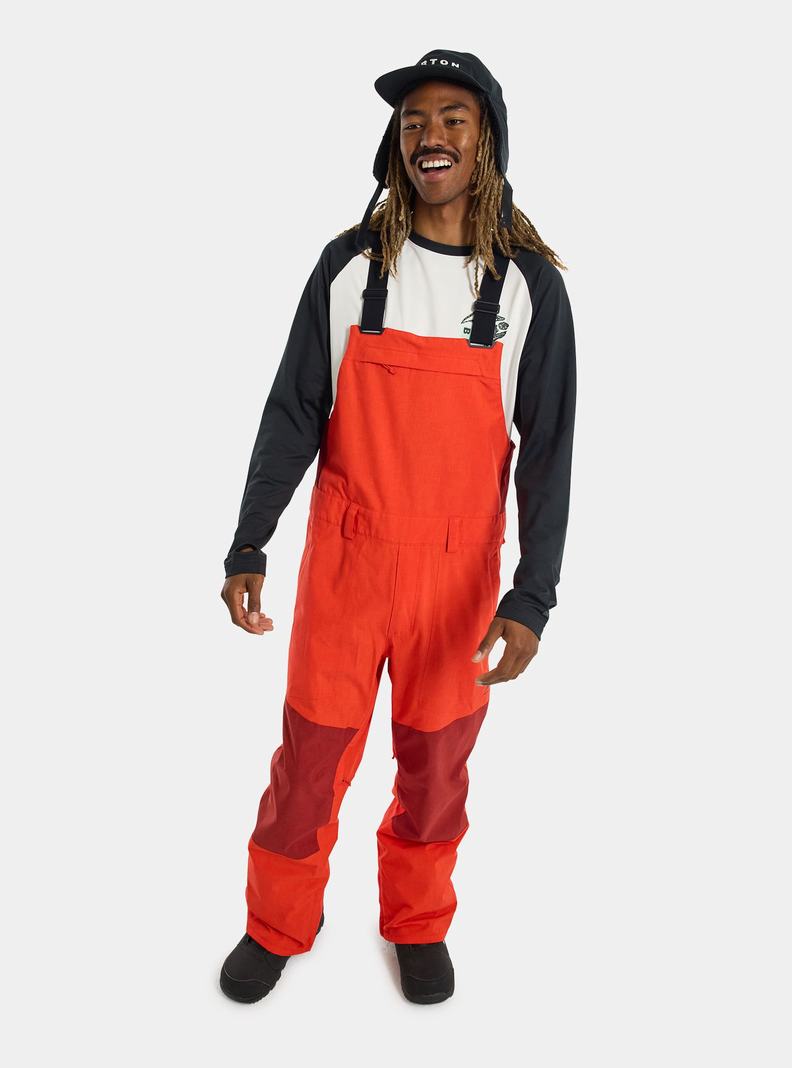 Salopette Burton Snowdial Homme Rose Orange Rose | 674809-BXP