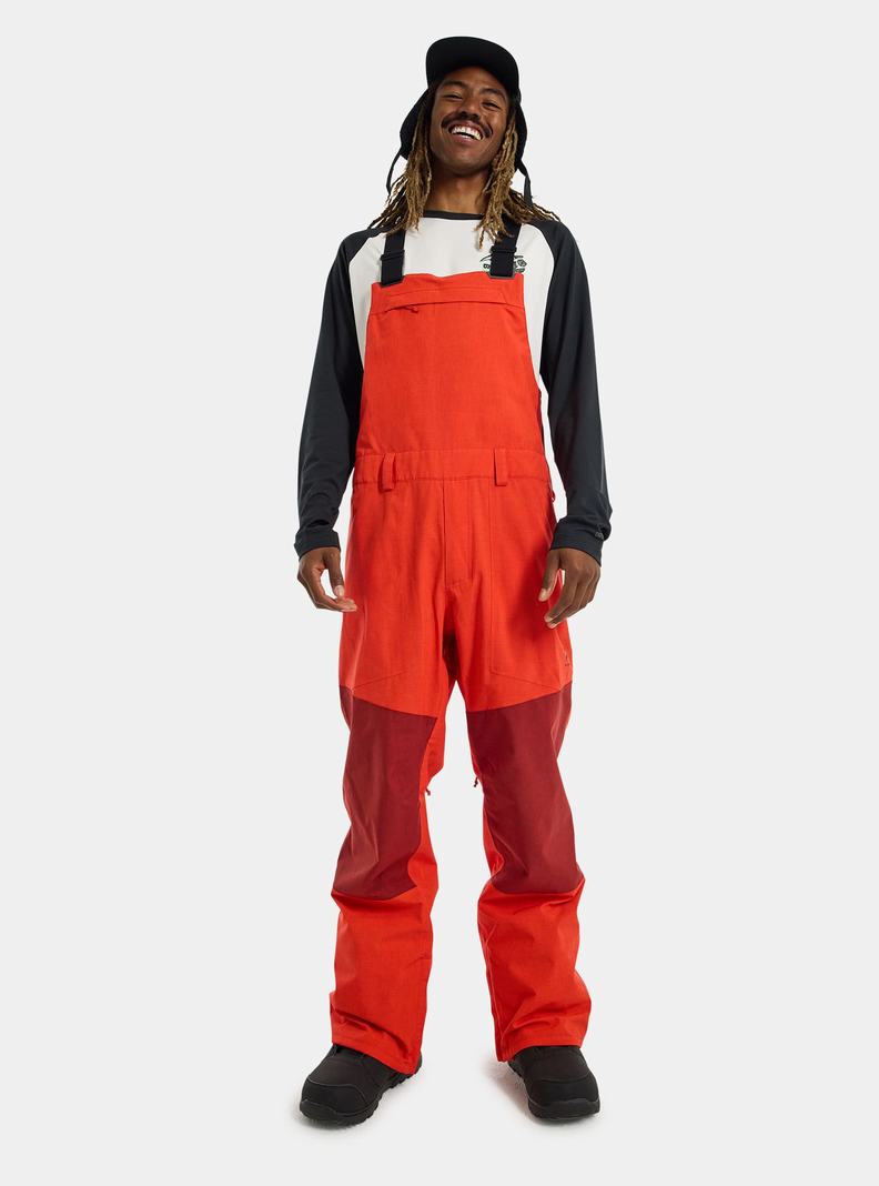 Salopette Burton Snowdial Homme Rose Orange Rose | 674809-BXP
