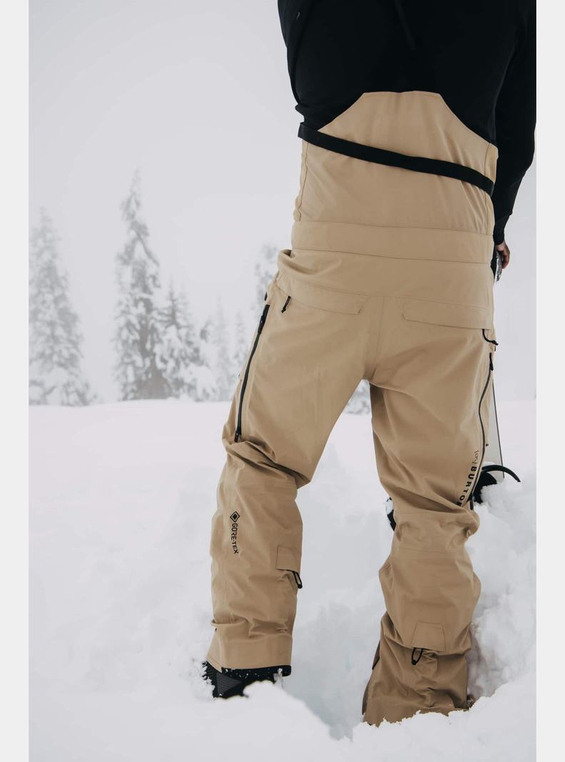 Salopette Burton [ak] Freebird GORE‑TEX 3L Stretch Homme Kaki | 456927-SUX