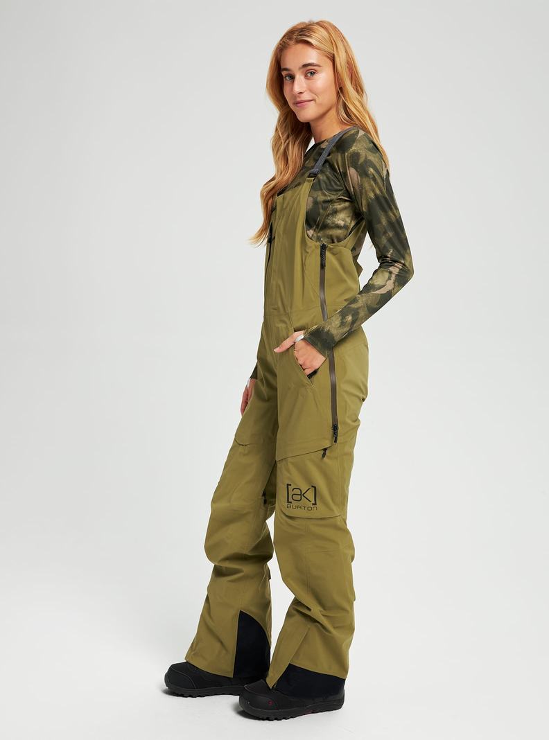 Salopette Burton [ak] GORE‑TEX 3L Kimmy Femme Vert Olive | 183920-JYK