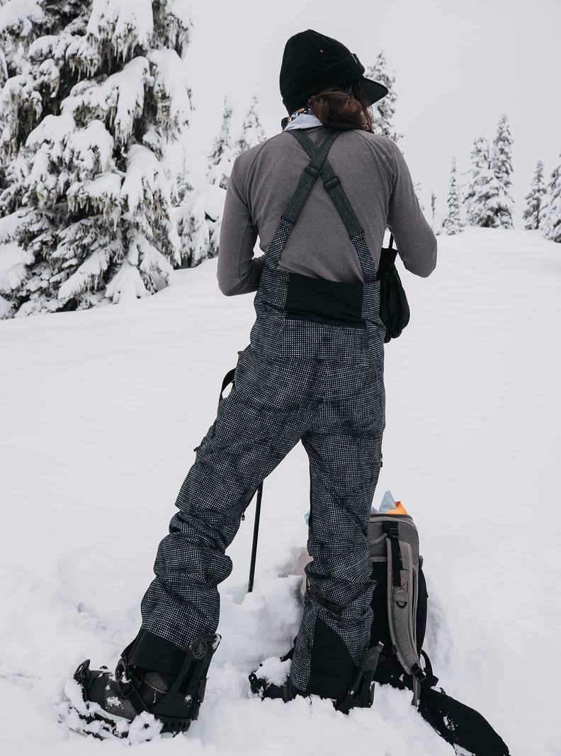Salopette Burton [ak] Kimmy GORE-TEX 2L Femme Noir Blanche | 170659-VXS