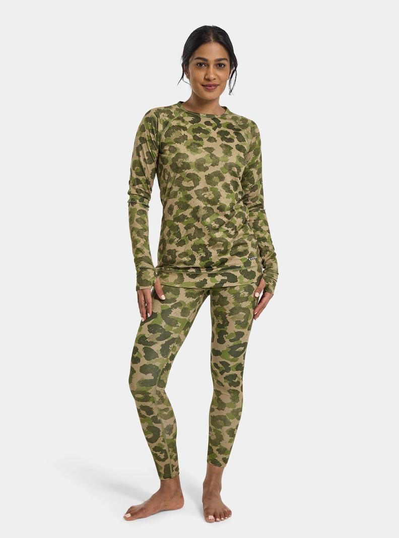 Sous-couches Burton Legere X Femme Kaki Vert | 371625-FJE